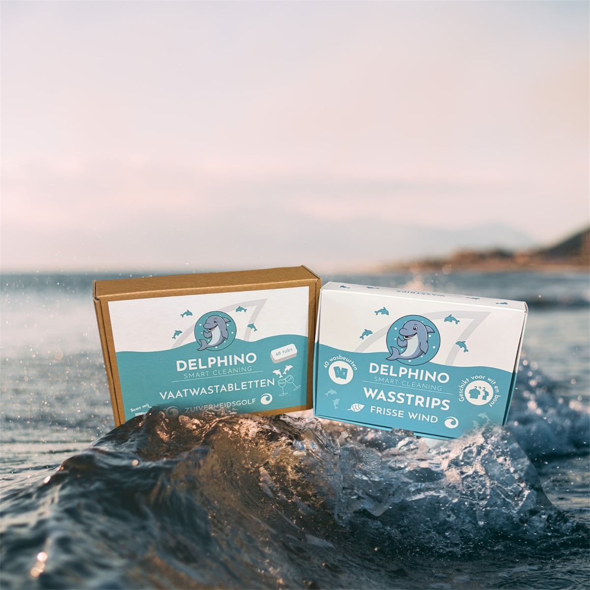 Delphino Eco Voordeelbundel: Wasstrips + Vaatwastabletten